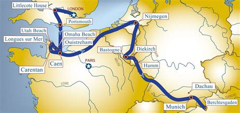 band of brothers map route.